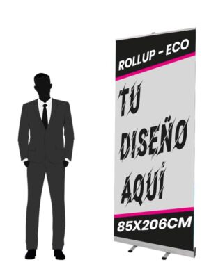 Roll up banner económico 85x206cm