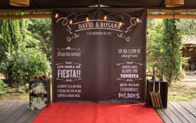 Blog de impresión y rotulación personalizada Photocall de boda original: cómo elegir el vuestro